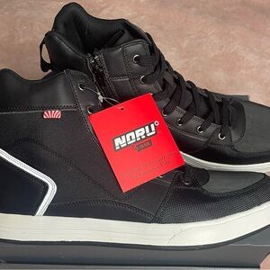 NORU Tori Black Motorcycle Riding Shoes